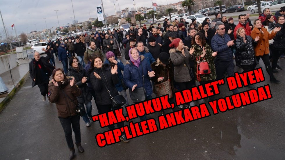 CHP Maltepe üyeleri Ankara yürüyüşünün ikinci gününde