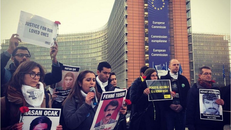 Cumartesi Anneleri Brüksel'de de 'Pes etmeyeceğiz' dedi