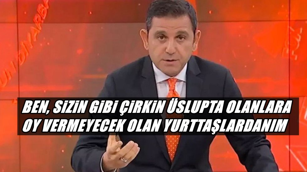 Fatih Portakal kime oy vermeyeceğini a&ccedil;ıkladı...