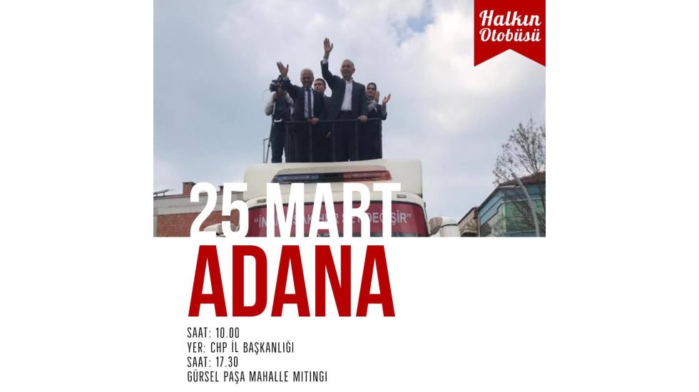 Gürsel Tekin’in Adana da