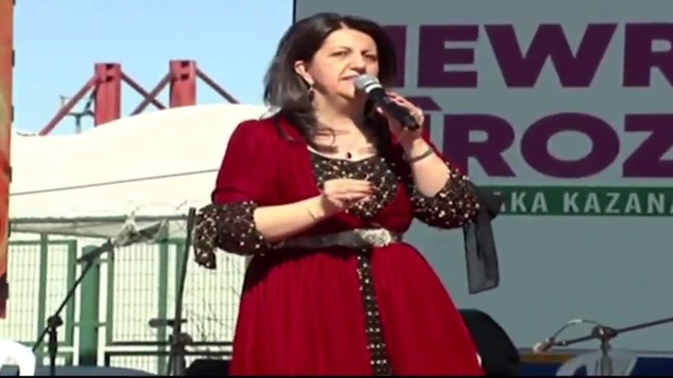 HDP İstanbul newroz kutlamasında Pervin Buldan konuştu