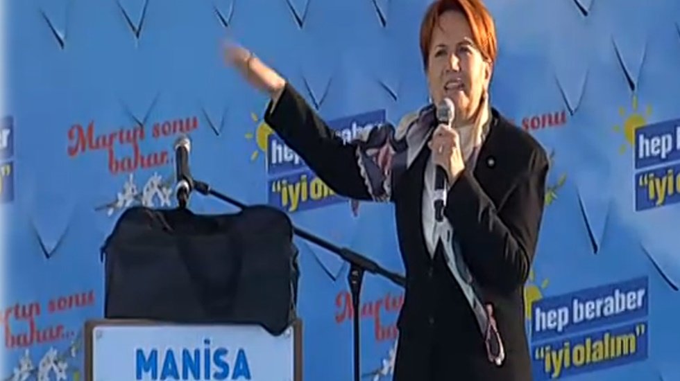 Meral Akşener tutuklanacağını ima eden Erdoğan&rsquo;a Manisa&rsquo;dan &lsquo;Gel beni al bakalım&rsquo; dedi