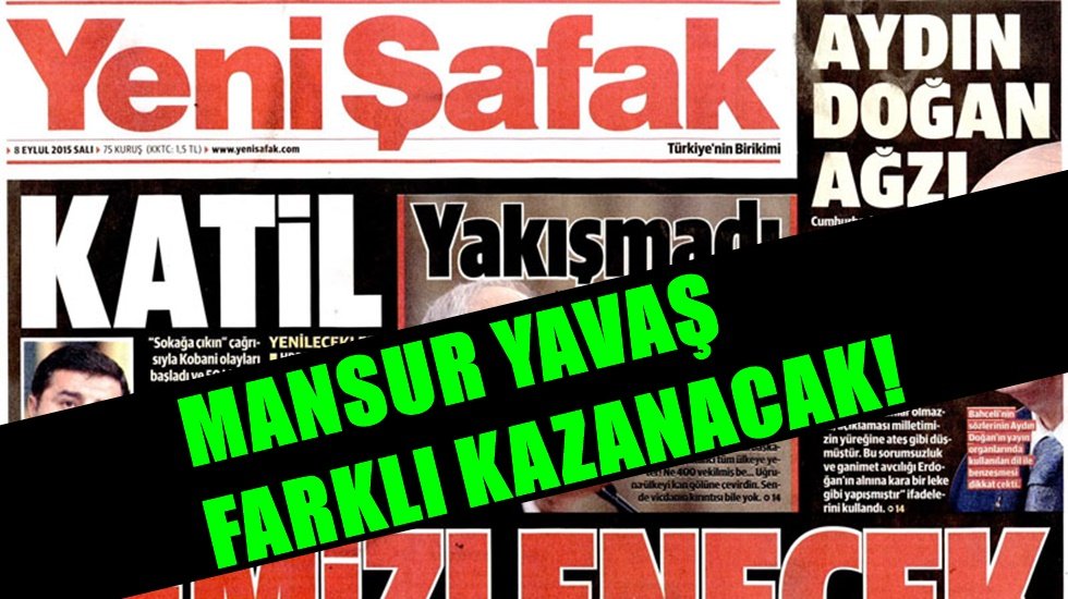 Yeni Şafak yazarından, 'Mansur Yavaş farkla kazanır' iddiası