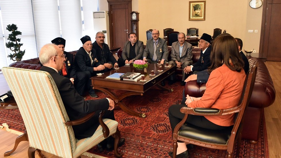Gazi ve Şehit Aileleri Vakfı Kılı&ccedil;daroğlu&rsquo;nu ziyaret etti