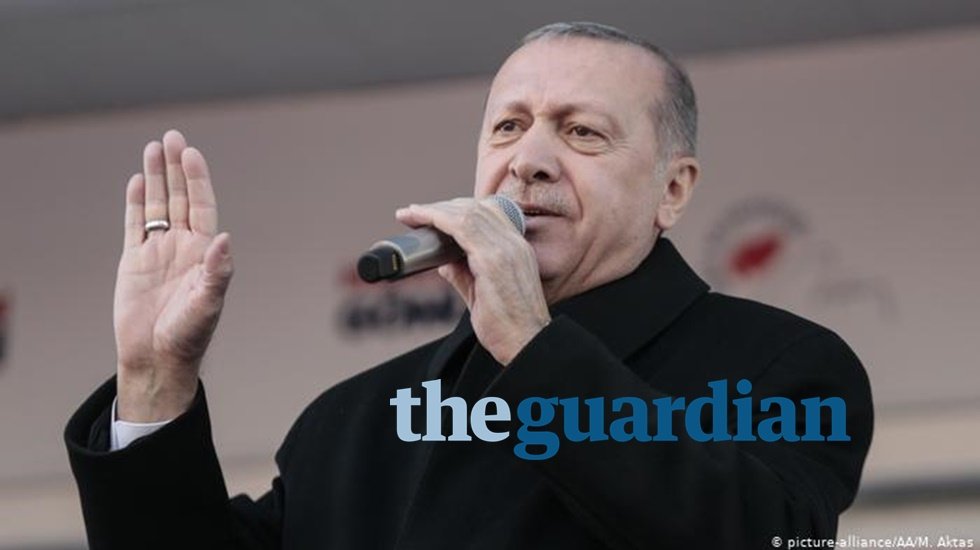 Guardian: Erdoğan i&ccedil;in k&ouml;t&uuml; olan se&ccedil;im sonu&ccedil;ları demokrasi i&ccedil;in iyi