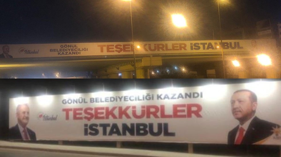 İmamoğlu'ndan 'kazandık' pankartları i&ccedil;in su&ccedil; duyurusu