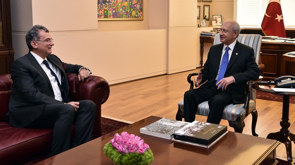 Kılı&ccedil;daroğlu, T&Uuml;SİAD Başkanı Kaslowski ile g&ouml;r&uuml;şt&uuml;