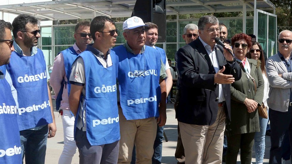 CHP'li Milletvekili'nden TÜPRAŞ eylemine destek