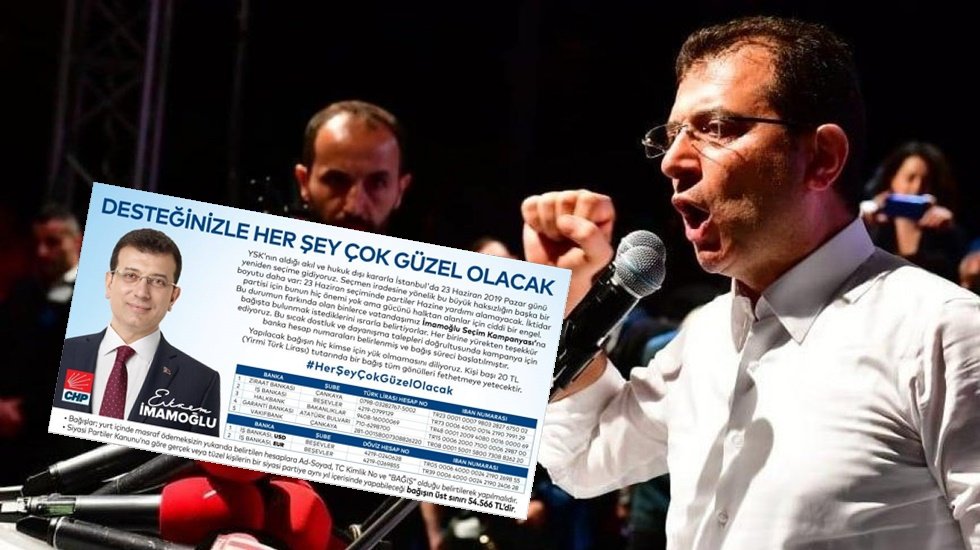 İmamoğlu i&ccedil;in yapılan bağışlar 10 milyon TL&rsquo;yi aştı&hellip;