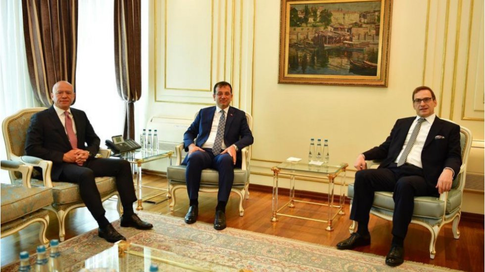 Ko&ccedil; Holding'den Ekrem İmamoğlu'na 'en &uuml;st d&uuml;zey' ziyaret
