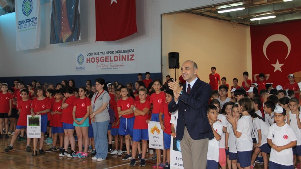Bakırköy Belediyesi Ücretsiz Yaz Spor Okulları Açıldı