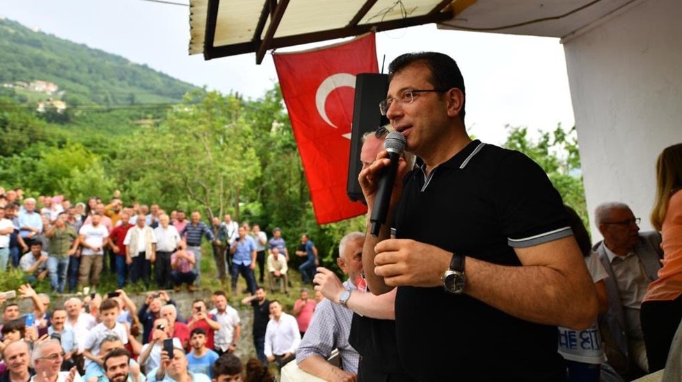 İmamoğlu: ''D&uuml;r&uuml;st olursan b&uuml;t&uuml;n dağlar, tepeler senin&hellip;''