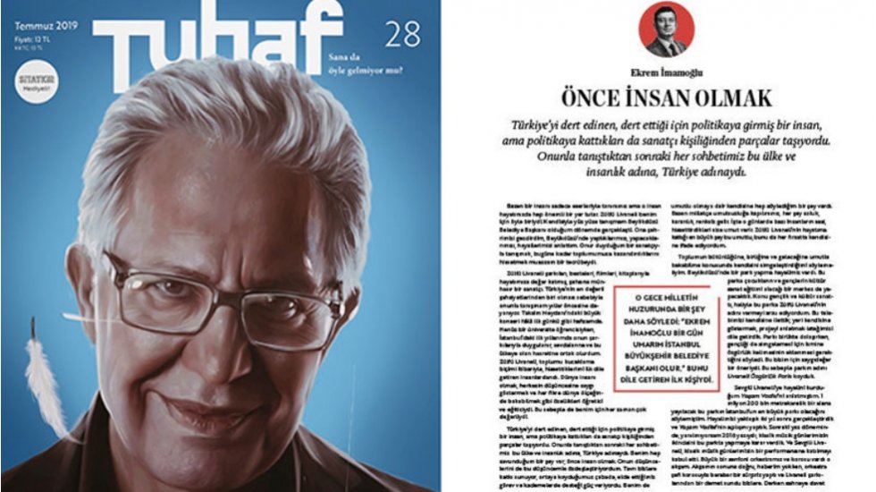Ekrem İmamoğlu: Başkanlığımı ilk kez dile getiren kişi Z&uuml;lf&uuml; Livaneli&rsquo;ydi