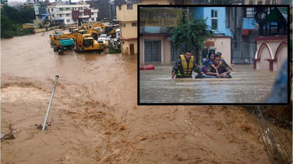 Nepal'de sel felaketi: 50 &ouml;l&uuml;