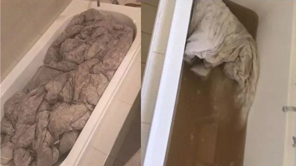 Önce makinede, sonra elde yıkadı sonuç göreni şok etti