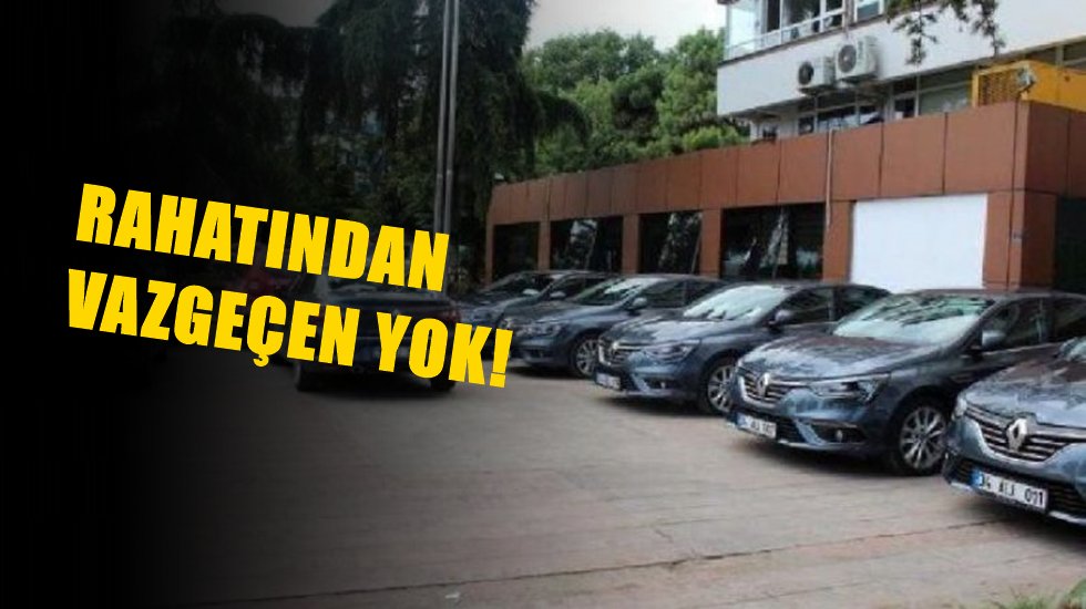 Erdoğan'ın tasarruf ikazlarını dinleyen yok! 9 m&uuml;d&uuml;r 9 makam aracı!