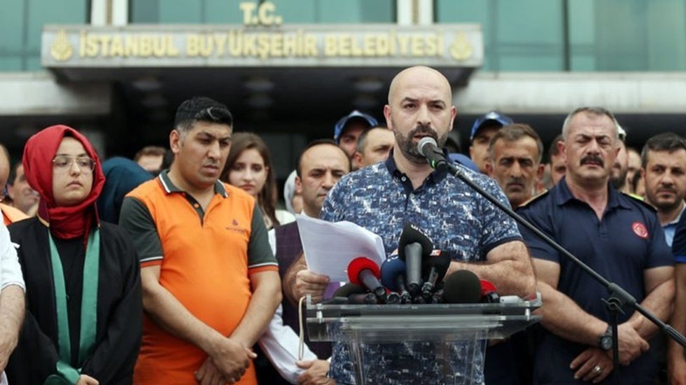 İBB &ouml;n&uuml;nde a&ccedil;ıklama yapan Kazanasmaz'ın işine son verildi