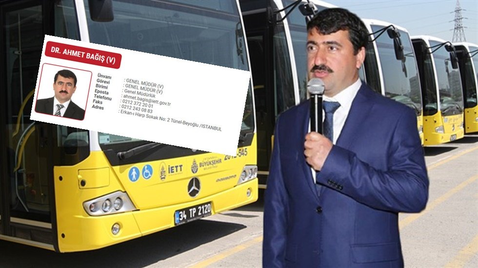 İETT Genel M&uuml;d&uuml;r&uuml; Ahmet Bağış: O hesap bana ait değil
