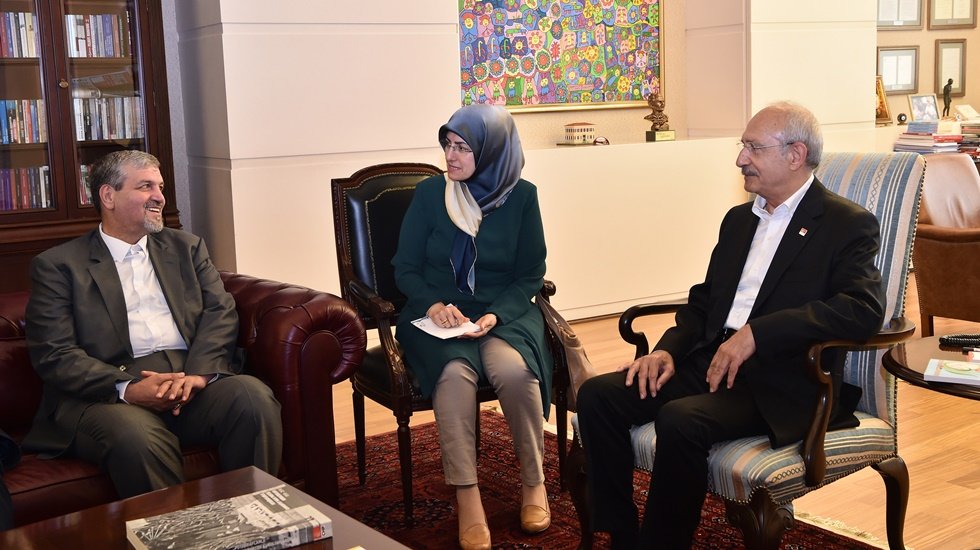 Kılı&ccedil;daroğlu İranlılarla g&ouml;r&uuml;şt&uuml;