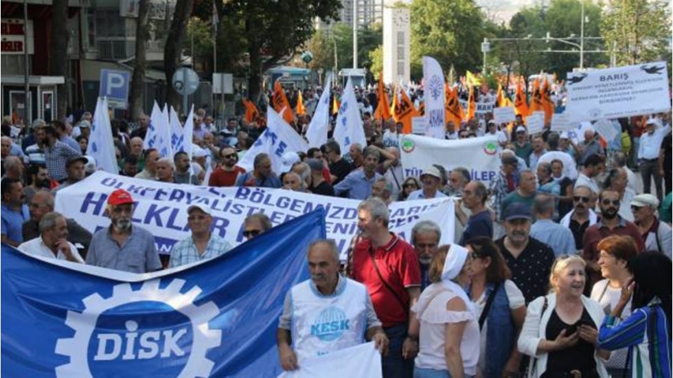 '1 Eyl&uuml;l D&uuml;nya Barış G&uuml;n&uuml; Mitingi' Ankara'da yapıldı: "Kayyumlar halk iradesine darbedir"