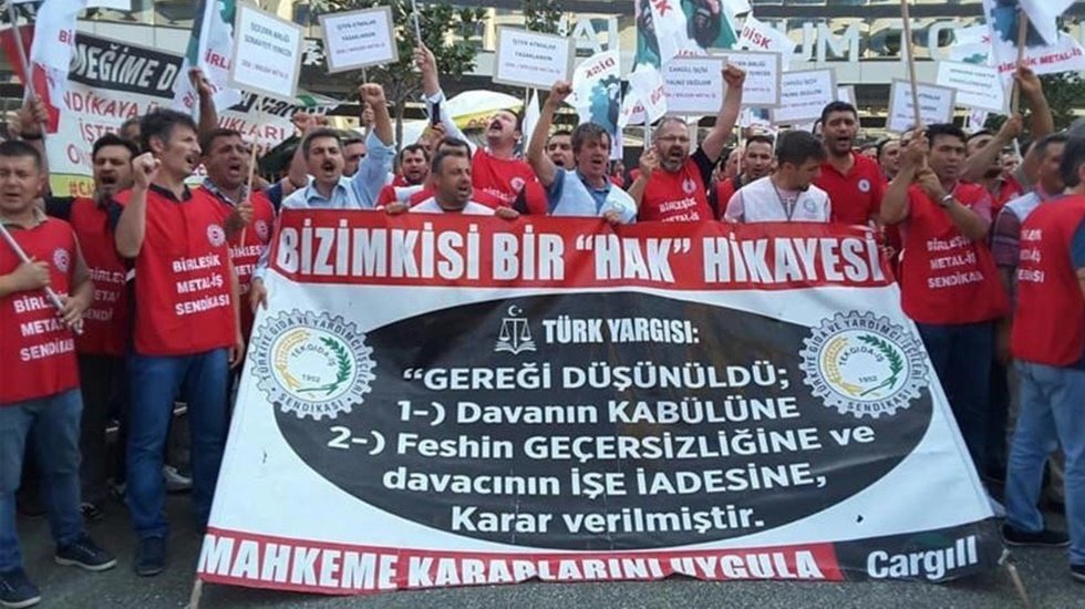 517 g&uuml;nd&uuml;r direnen Cargill iş&ccedil;ileri: Sadece işimizi geri istiyoruz