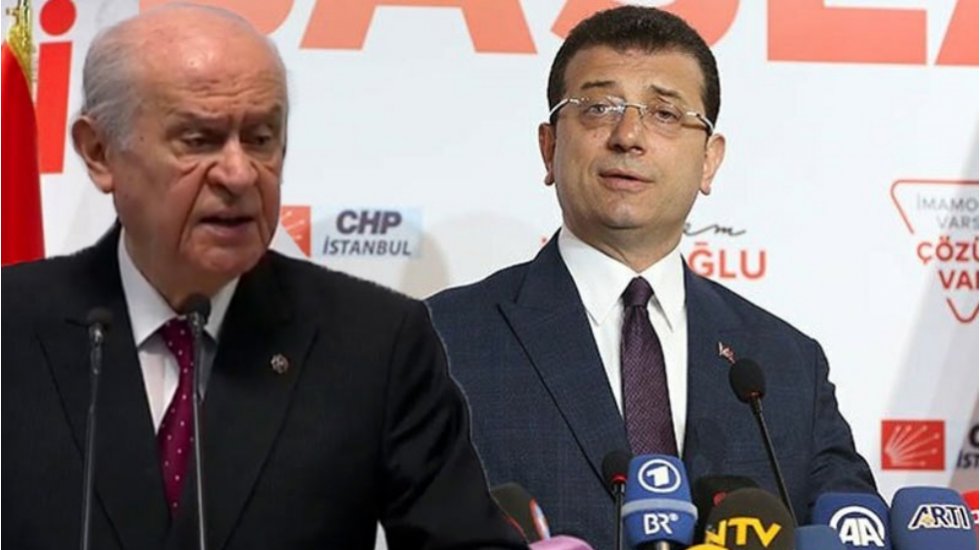 İmamoğlu&rsquo;ndan Bah&ccedil;eli'ye 'T&uuml;rk Ocakları' g&ouml;ndermesi