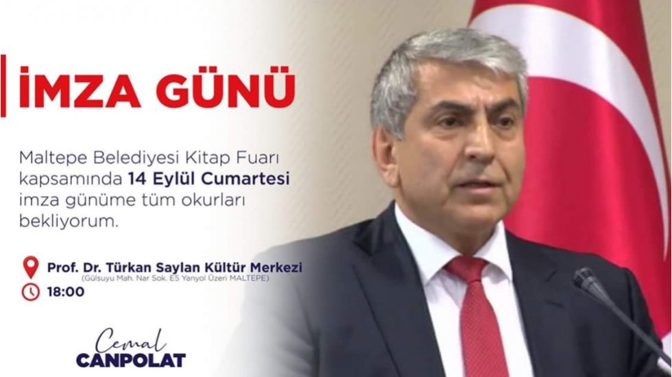 Cemal Canpolat, okuyucularıyla imza g&uuml;n&uuml;nde buluşuyor