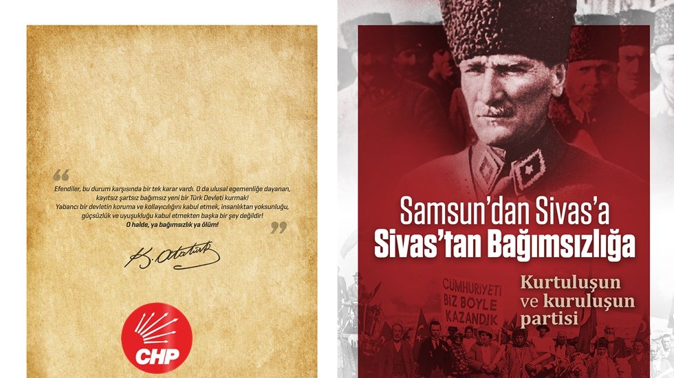 CHP'den kurtuluşun ve kuruluşun broş&uuml;r&uuml;