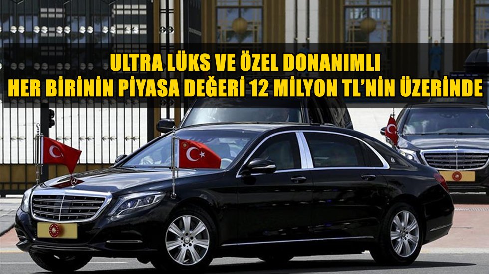 Cumhurbaşkanlığına alındığı iddia edilen ultra l&uuml;ks ara&ccedil;lar Meclise taşındı