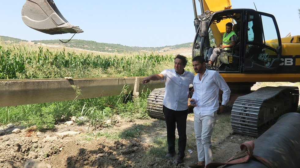 Fo&ccedil;a&rsquo;da yeni i&ccedil;me suyu hattı i&ccedil;in &ccedil;alışmalar başladı