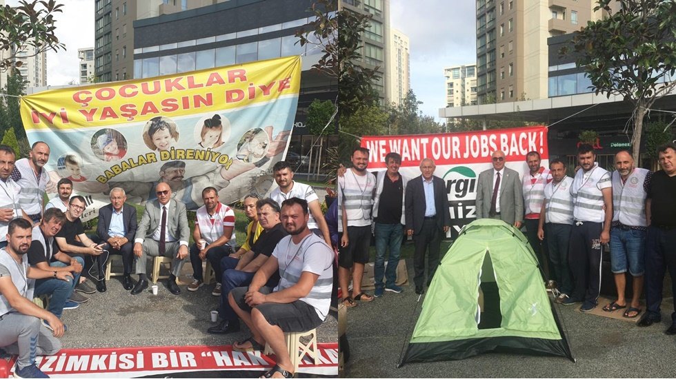 İş&ccedil;ilerle sabahlayacak: CHP&rsquo;li Tanal Cargill&rsquo;in &ouml;n&uuml;ne &ccedil;adır kurdu