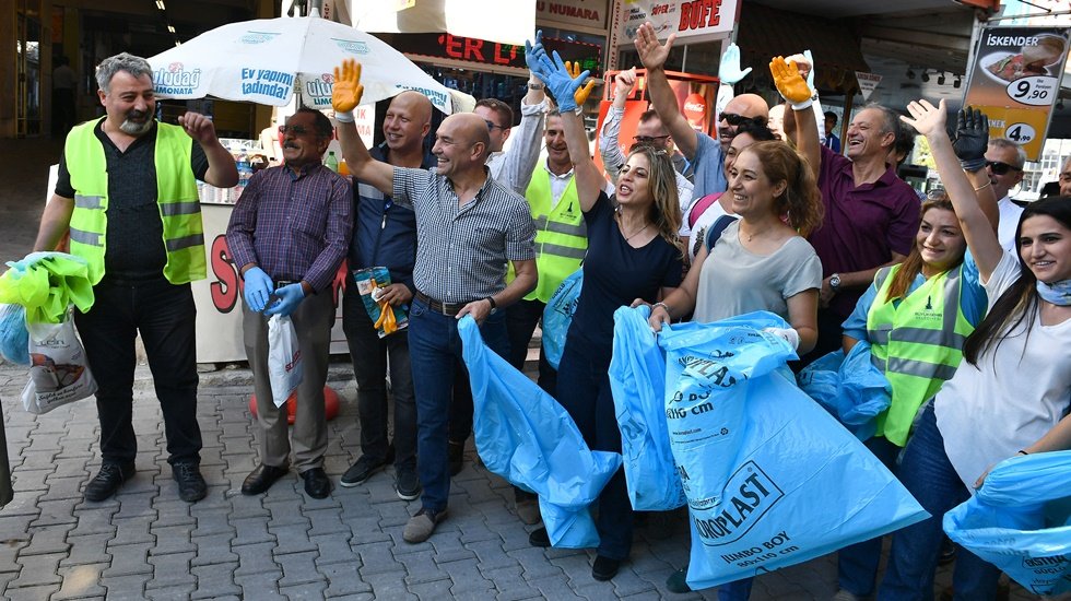 Tarihi &ccedil;arşıda temizlik seferberliği
