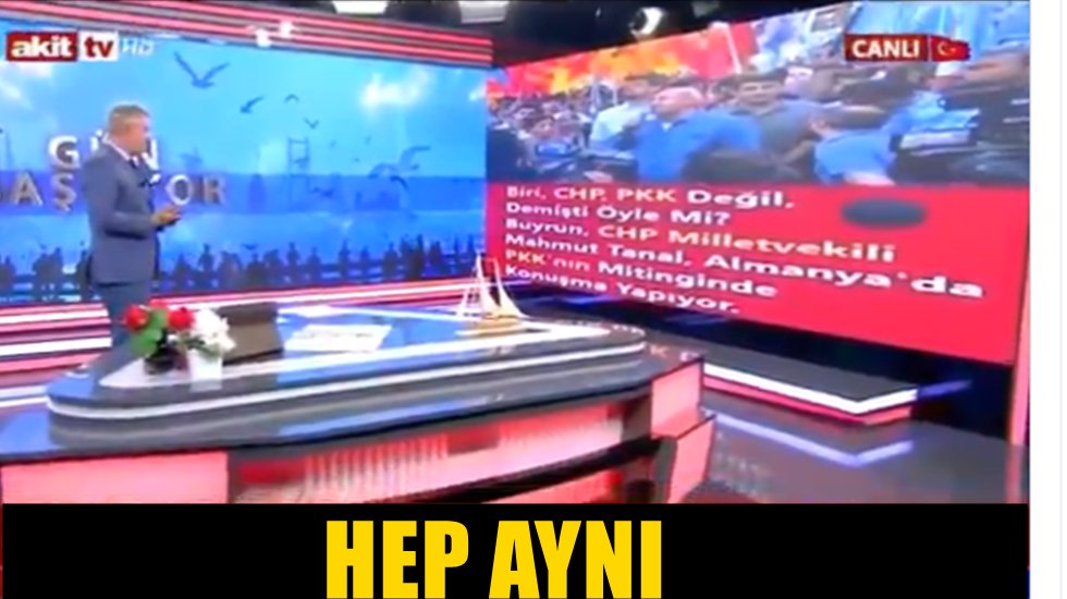 Akit TV &ldquo;İzleyici mesajı&rdquo; deyip hedef g&ouml;steriyor