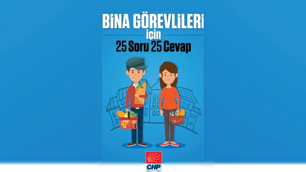 CHP’den bina görevlileri broşürü ve el kitabı