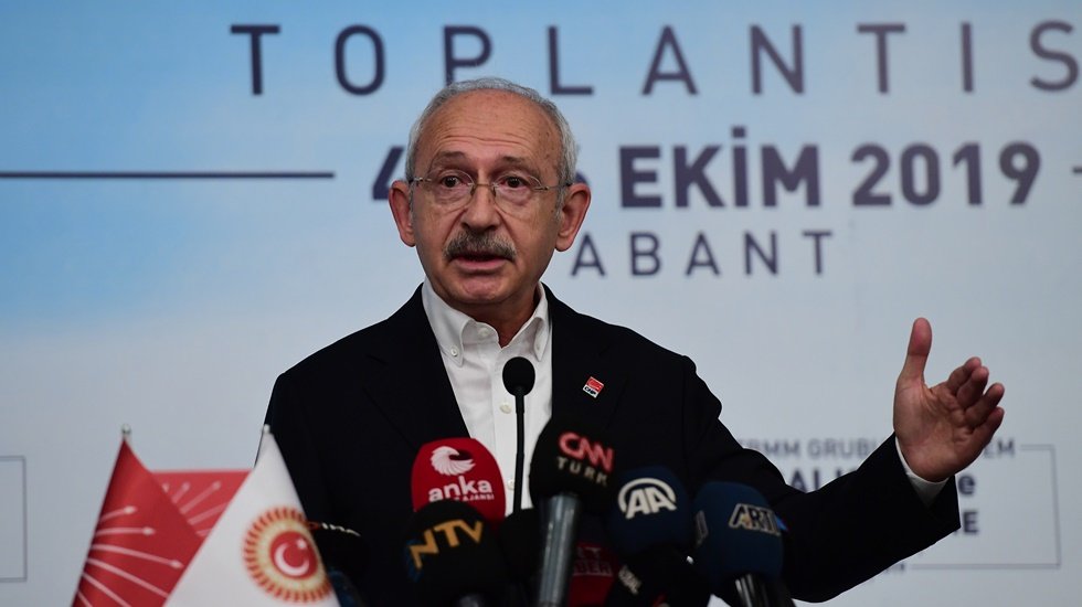 Erdoğan'ın konuşma yaptığını öğrenen Kılıçdaroğlu, konuşmasını yarıda kesti