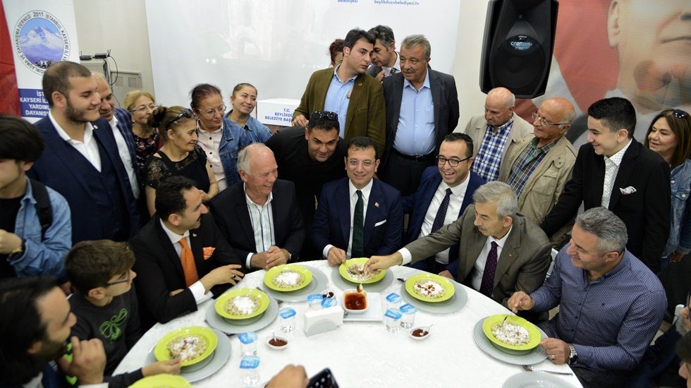 İmamoğlu, Beylikdüzü’nde Kayseri mantısı yedi