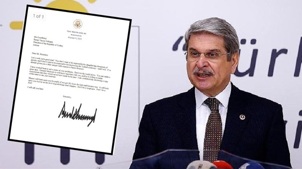 İyi Parti'den Trump&rsquo;ın mektubuna tepki: "Terbiyesizce yazılmış"