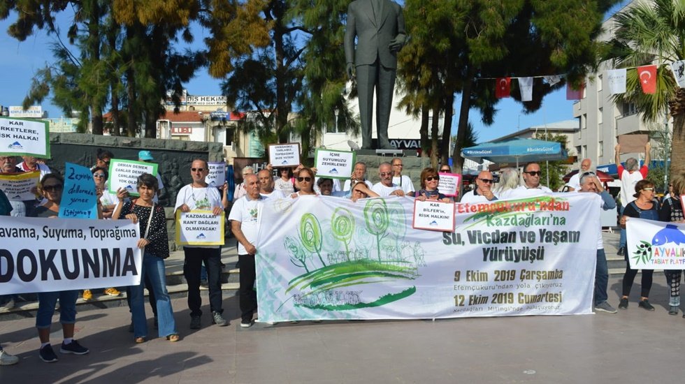 İzmir&rsquo;den Kazdağları&rsquo;a "Su ve Vicdan Mitingi" devam ediyor&hellip;