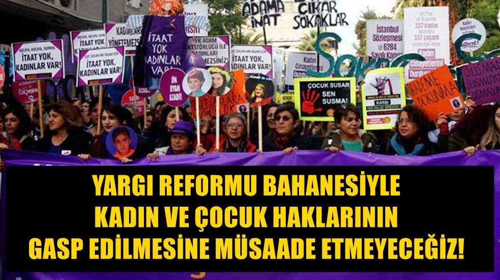 Kadın örgütlerinden ortak bildirge