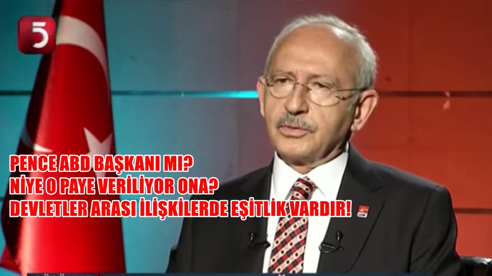 Kılı&ccedil;daroğlu:  "Trump'a aynı ağırlıkta gerekli cevap verilmelidir"