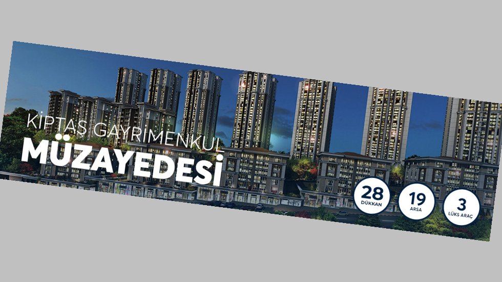 KİPTAŞ&rsquo;tan halka a&ccedil;ık ilk m&uuml;zayede