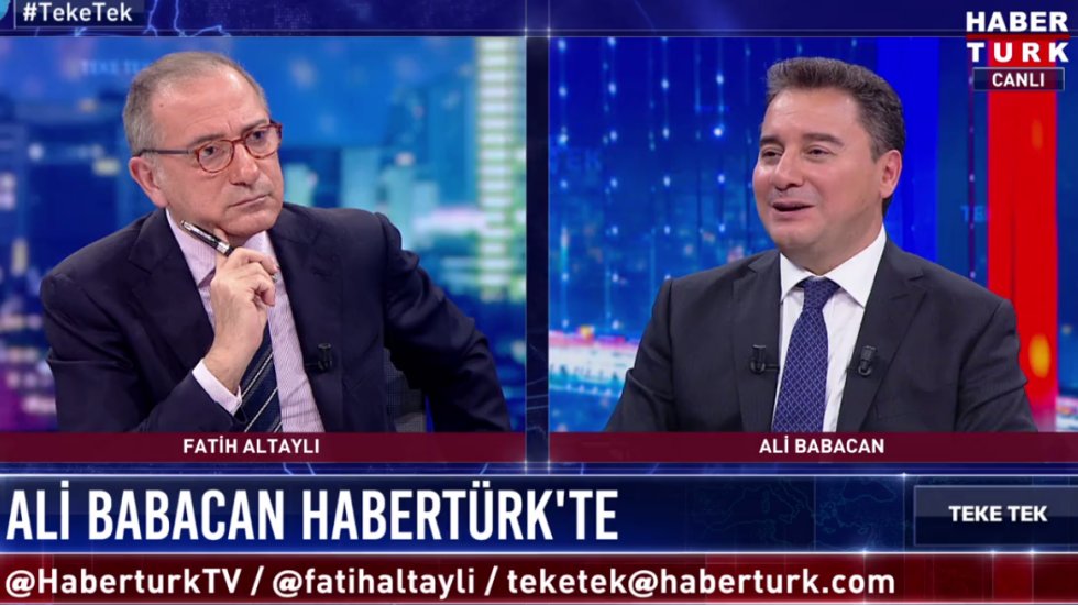 Ali Babacan'dan canlı yayında net mesajlar: Parlamenter sisteme ge&ccedil;meliyiz