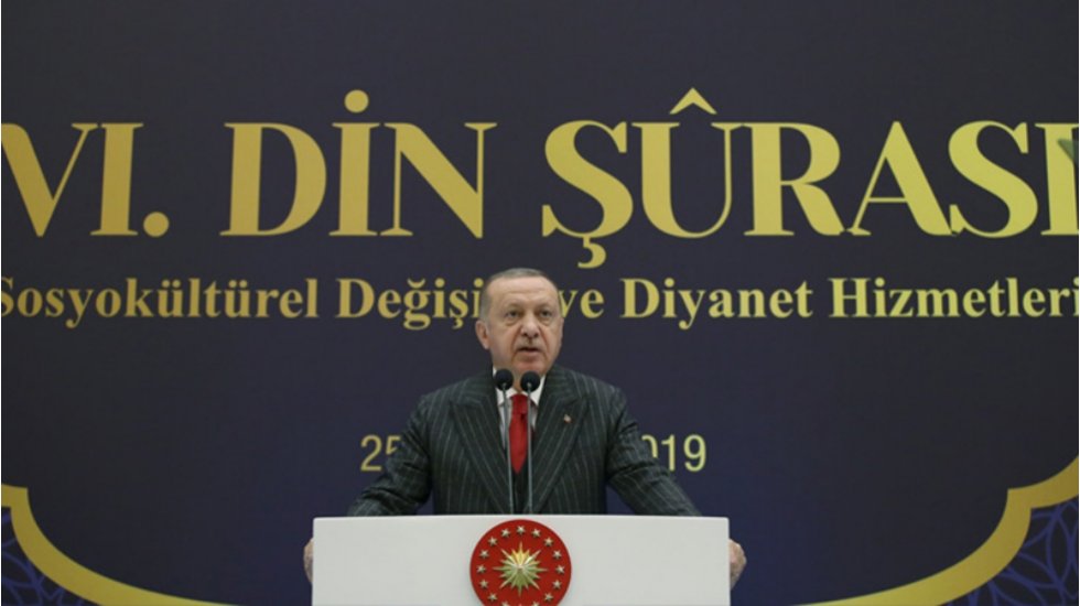 Erdoğan: Hayatımızın merkezine dinimizin h&uuml;k&uuml;mlerini yerleştireceğiz