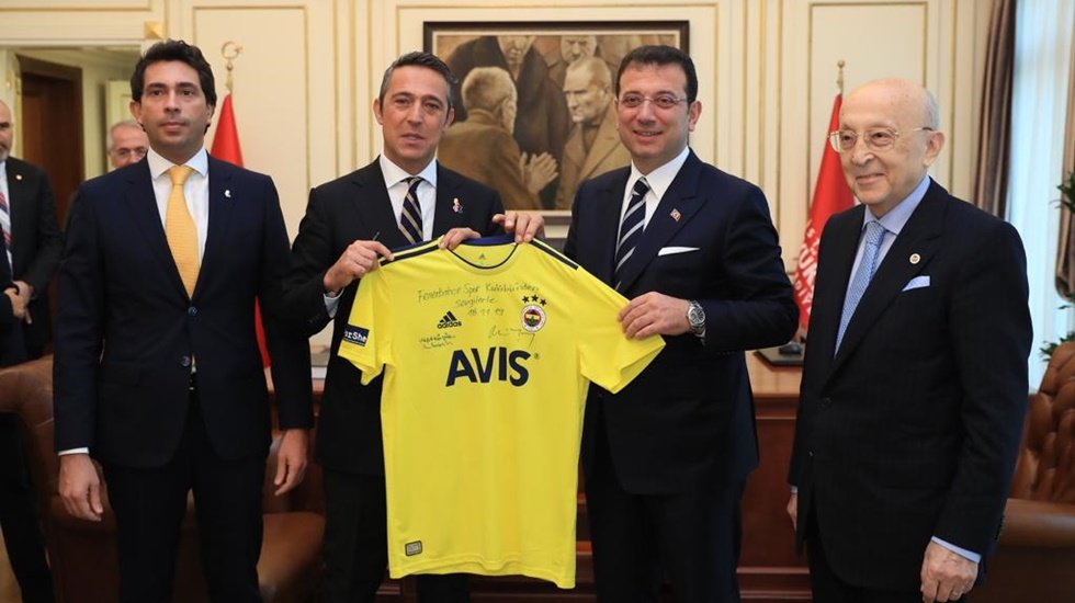 Fenerbah&ccedil;e&rsquo;den İmamoğlu&rsquo;na tebrik ziyaretleri