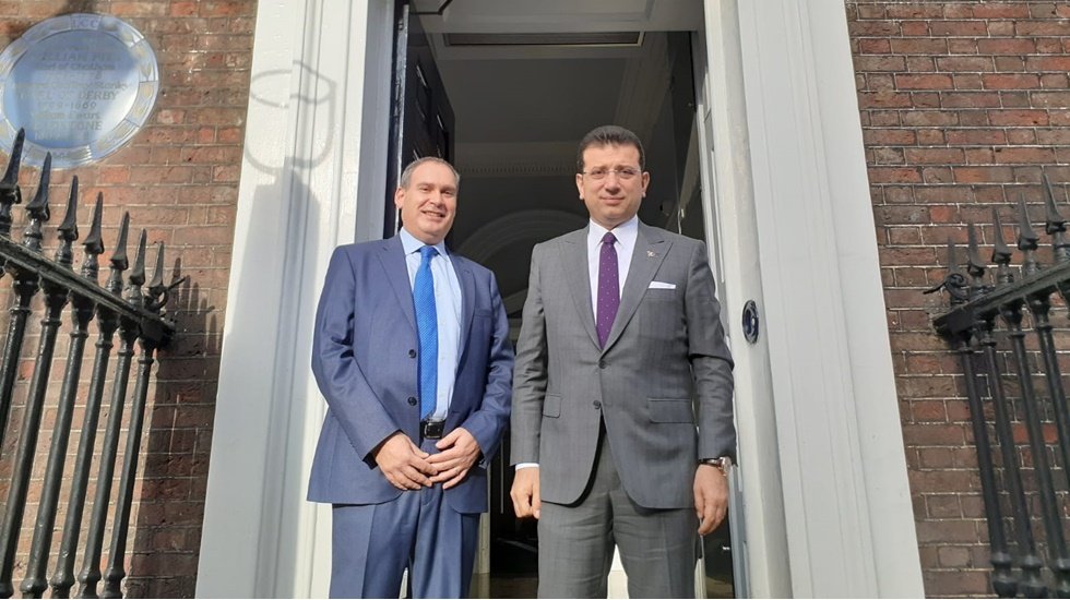 İmamoğlu&rsquo;nun Londra temasları başladı