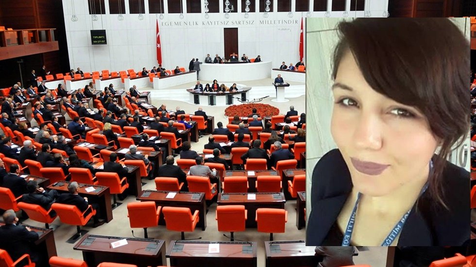 İntihar eden Saadet &Ouml;ğretmen Meclis g&uuml;ndeminde