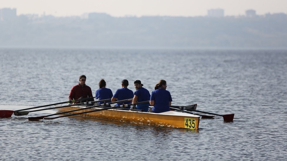 K&uuml;&ccedil;&uuml;k&ccedil;ekmece G&ouml;l&uuml;&rsquo;nde K&uuml;rek yarışları...