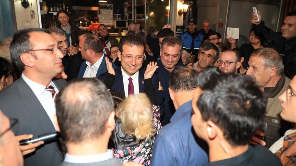 Kuzguncuk&rsquo;ta İmamoğlu sevgisi