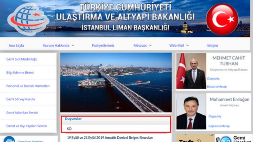 Ulaştırma ve Altyapı Bakanlığı'nda 'S.&Ouml;.' adı ortalığı karıştırdı