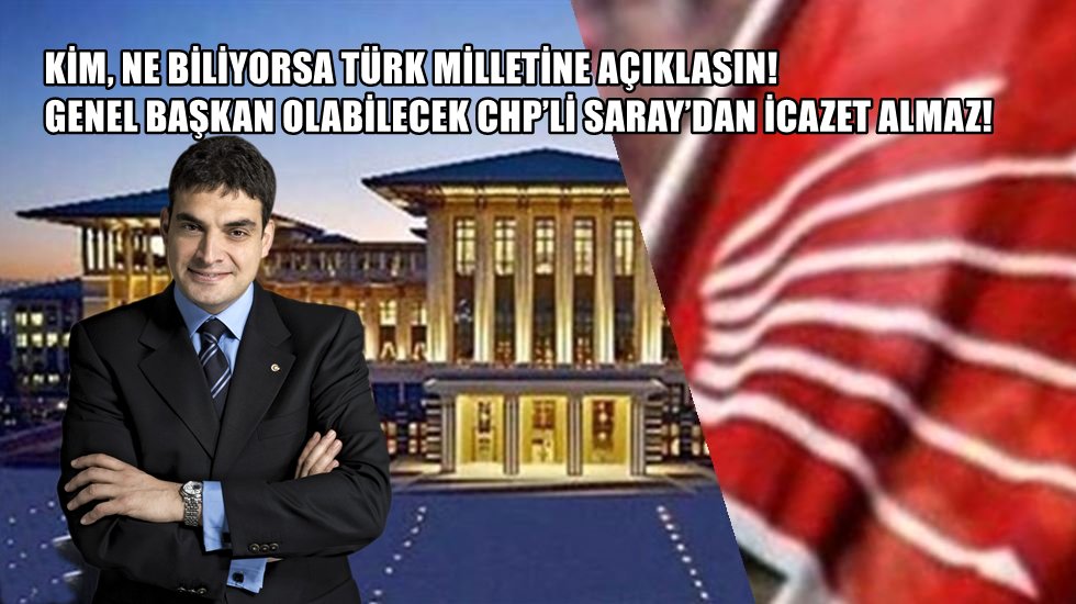 Umut Oran&rsquo;dan Saray Operasyonu A&ccedil;ıklaması